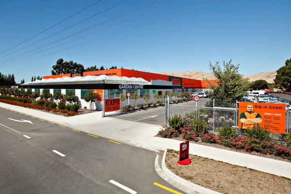 Mitre 10's impressive Blenheim retail outlet. 